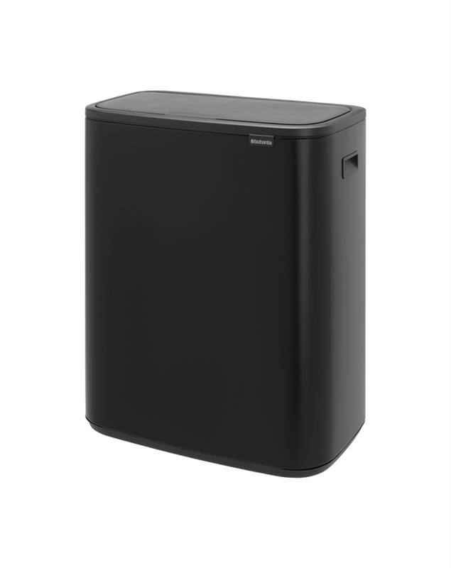 Brabantia - Kosz na śmieci Touch Bin BO 60l czarny mat