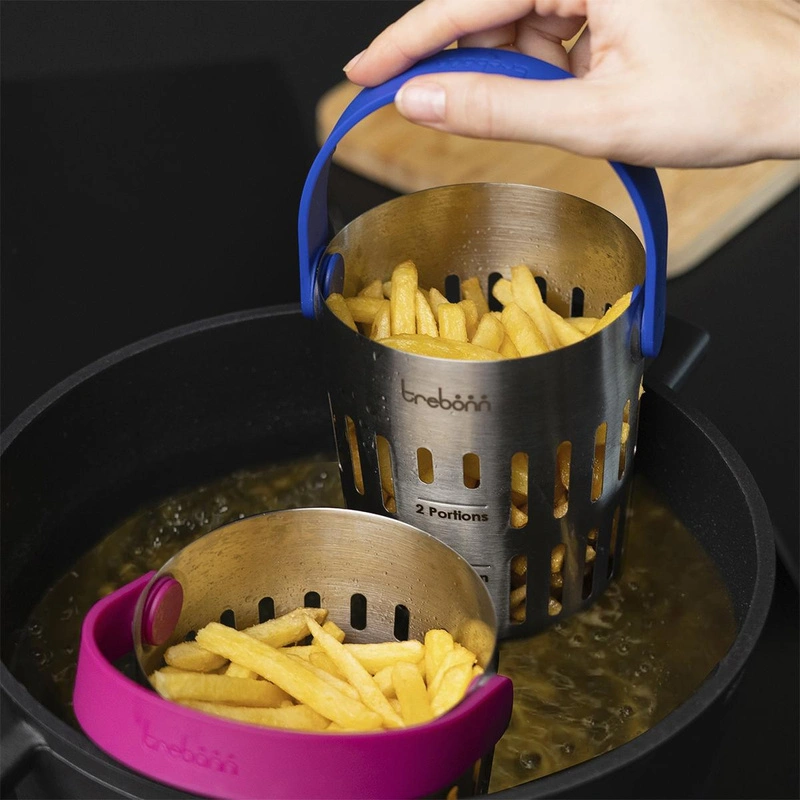 Trebonn - Koszyk do gotowania stalowy Cookin'Pod PRO - Blue