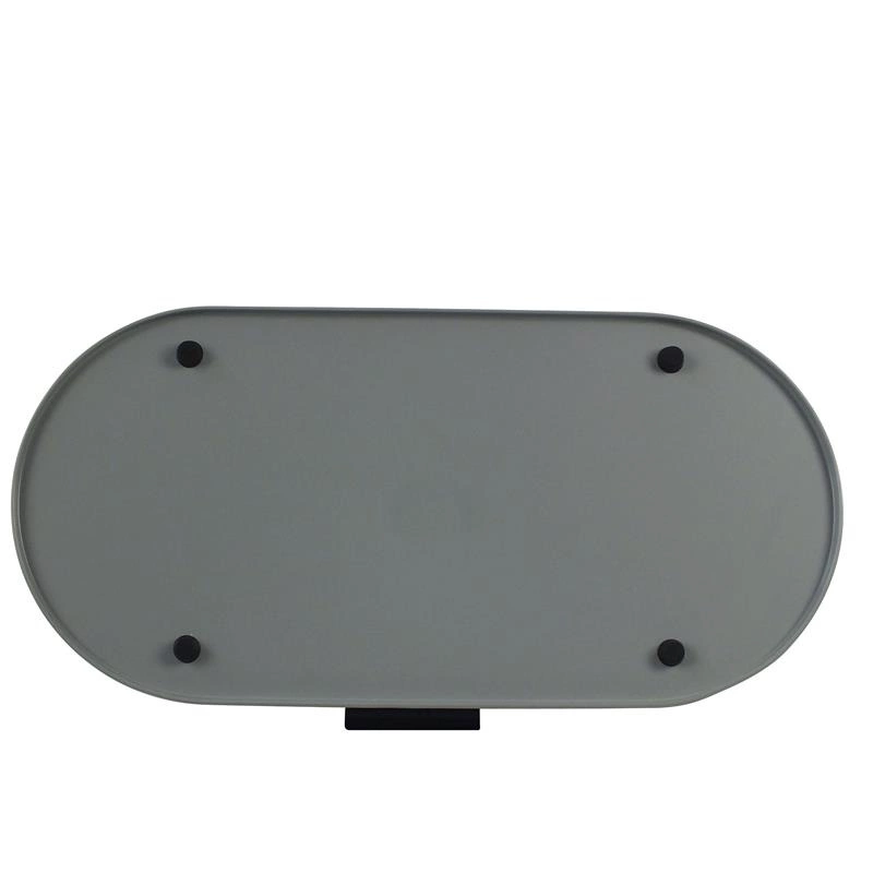 Kela - chlebak metalowy, 44x21,5 cm, szary Frisco