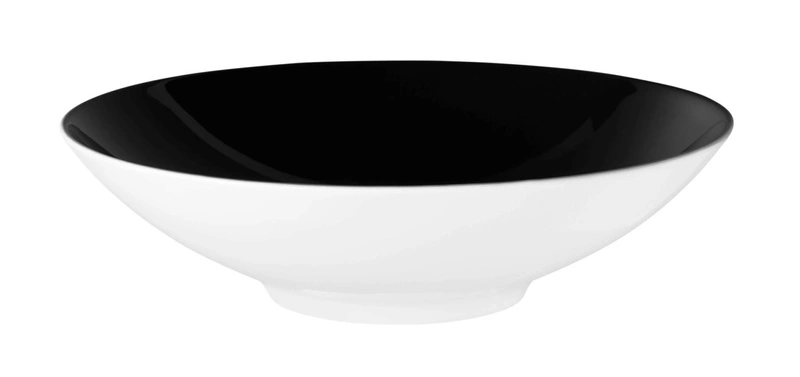 Seltmann - LIFE FASHION GLAMOROUS BLACK Zestaw 6 talerzy do zupy 20 cm