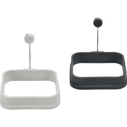 Lurch - obręcze do jajek sadzonych, kwadraty, 2 szt., 9,5 x 9,5 cm