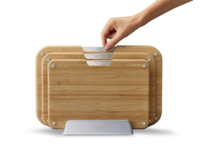 JOSEPH JOSEPH - Zestaw 3 desek na stojaku 4el. Nest Bamboo
