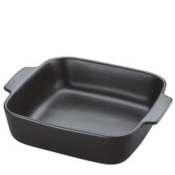 Kuchenprofi - naczynie żaroodporne, ceramika, 28 x 23,5 x 7 cm, czarne PROVENCE