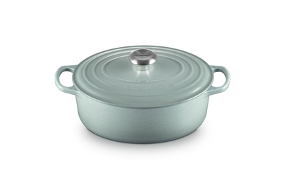 Le Creuset - brytfanna żeliwna emaliowana Signature 27 cm 4,1 l sea salt
