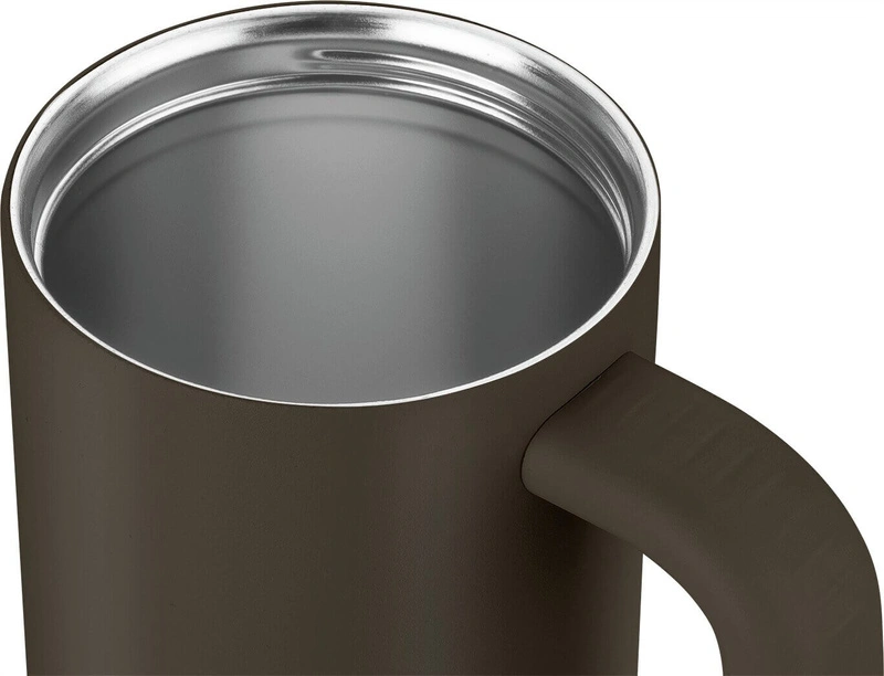 Zwilling - THERMO PLUS Kubek termiczny ze słomką - 900 ml, brązowy