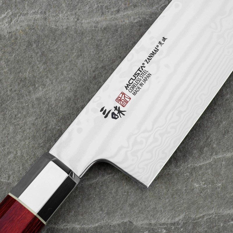 Mcusta Zanmai - VG-10 Ultimate Aranami Nóż Santoku 18cm