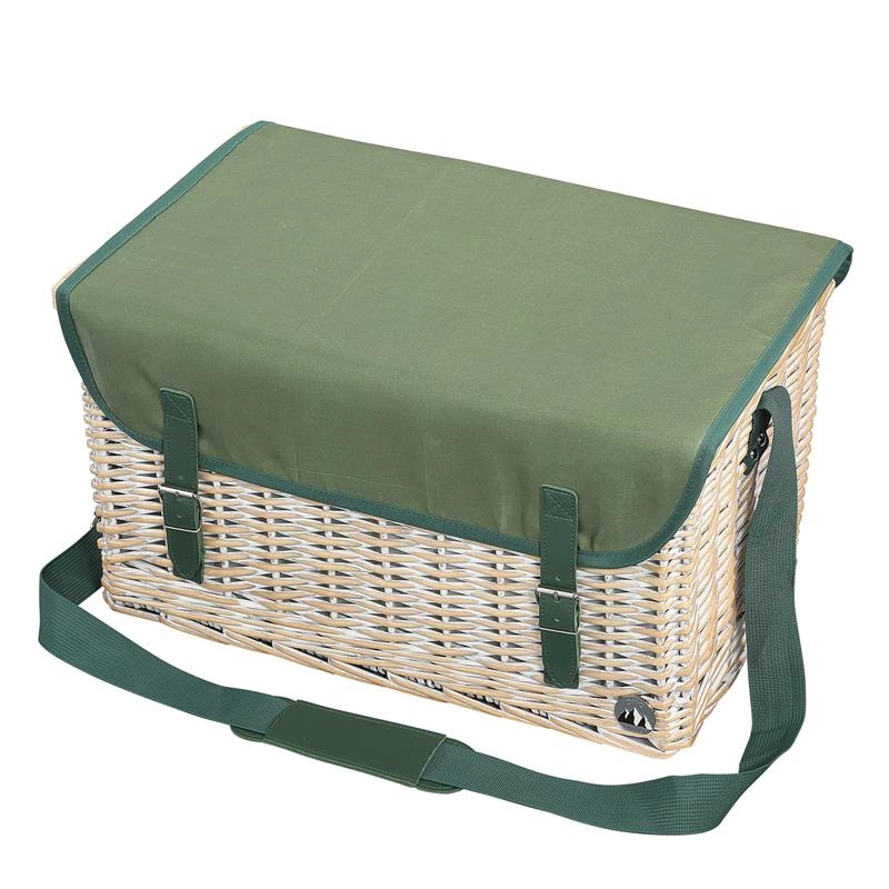 Cilio - kosz piknikowy ze stolikiem, dla 4 os., 46 x 29 x 26 cm Ponza