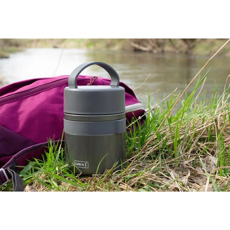 Lurch - pojemnik termiczny, śred. 10,5 x 18,5 cm, 0,5 l, antracytowy Iso-Pot 2.0
