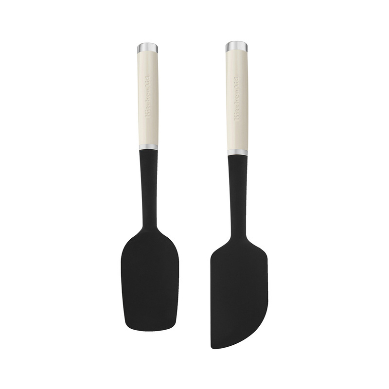 KitchenAid Culinary Tools - zestaw 2 szpatuł kuchennych Almond Cream