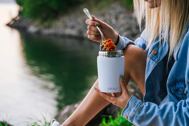 Vialli Design - Termos obiadowy 500ml FUORI biały