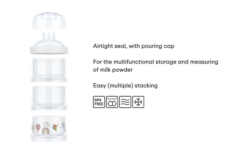 Mepal - Pojemnik na mleko w proszku Mio 3-częściowy Forest Friends