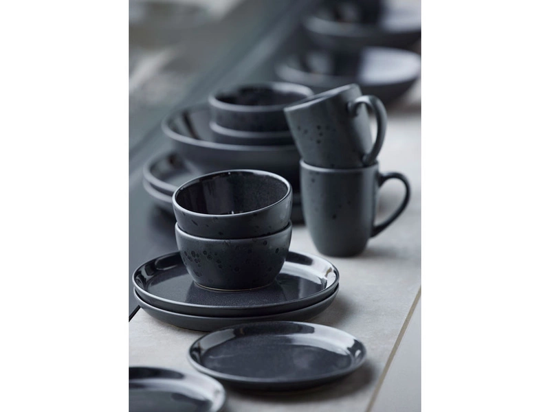 Bitz - Zestaw kubków 300ml 4szt. Wood/Sand Stoneware