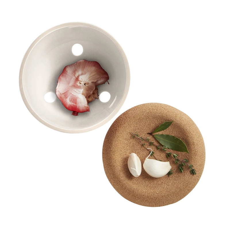 Emile Henry - Pojemnik na czosnek - biały