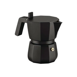 Alessi - zaparzacz do espresso, na 3 filiżanki, czarny MOKA