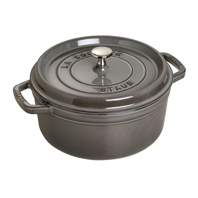 Staub - garnek brytfanna żeliwna szara 5,2 l 26 cm