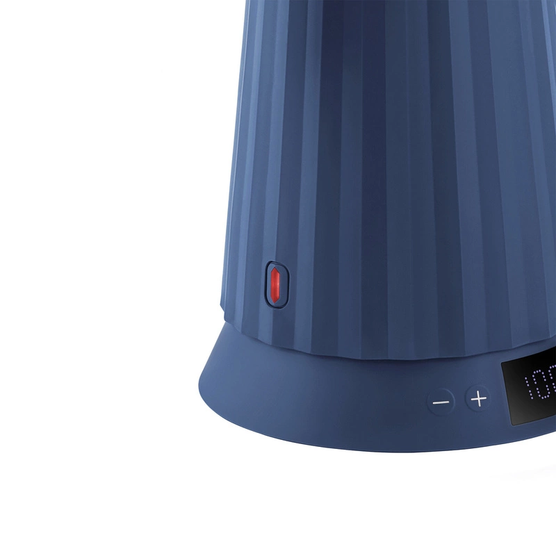 Alessi - Czajnik elektryczny z regulacją temperatury, niebieski