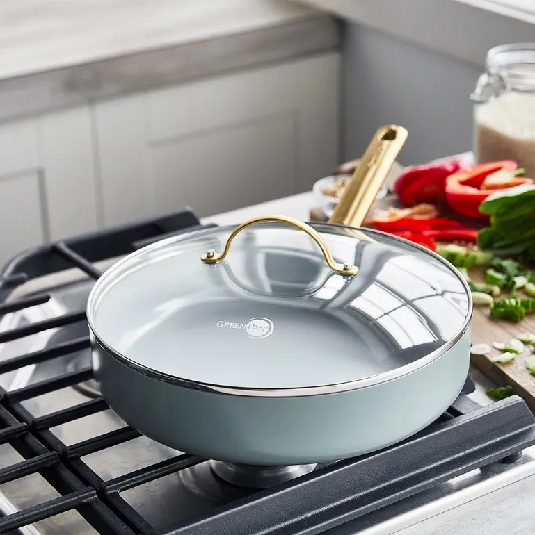 GreenPan - Zestaw garnków i patelni PADOVA Sky Blue - 10 elementów