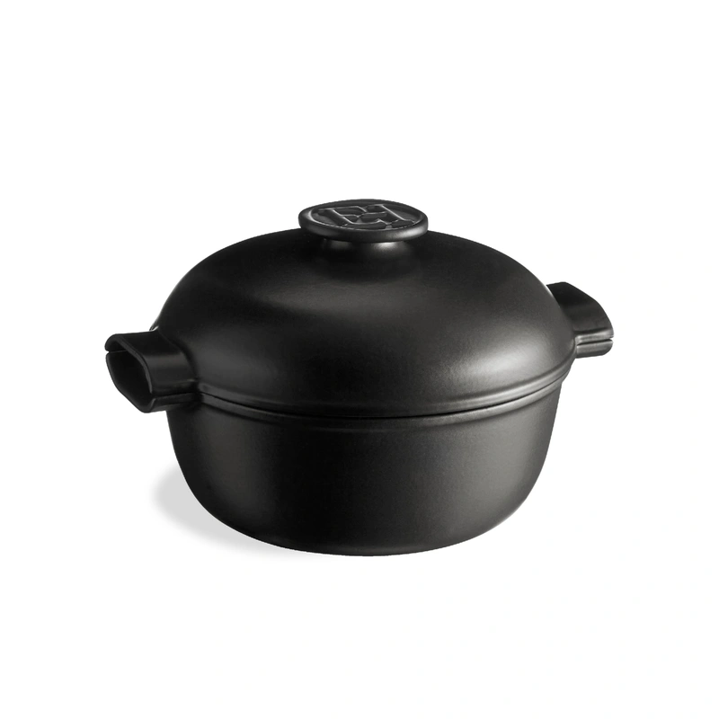 Emile Henry - Garnek ceramiczny "Delight" na indukcję 4L - czarny