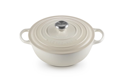 Le Creuset - La Marmite garnek żeliwny rodzinny meringue 28 cm