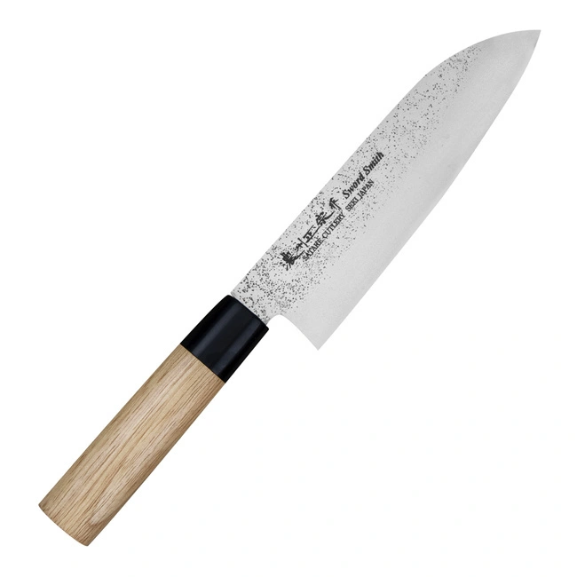 Satake - Nashiji Natural Nóż Santoku 17cm