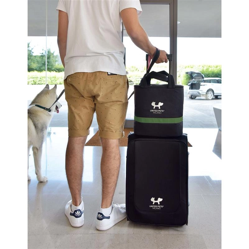 United Pets - Torba podróżna, czarno- zielona