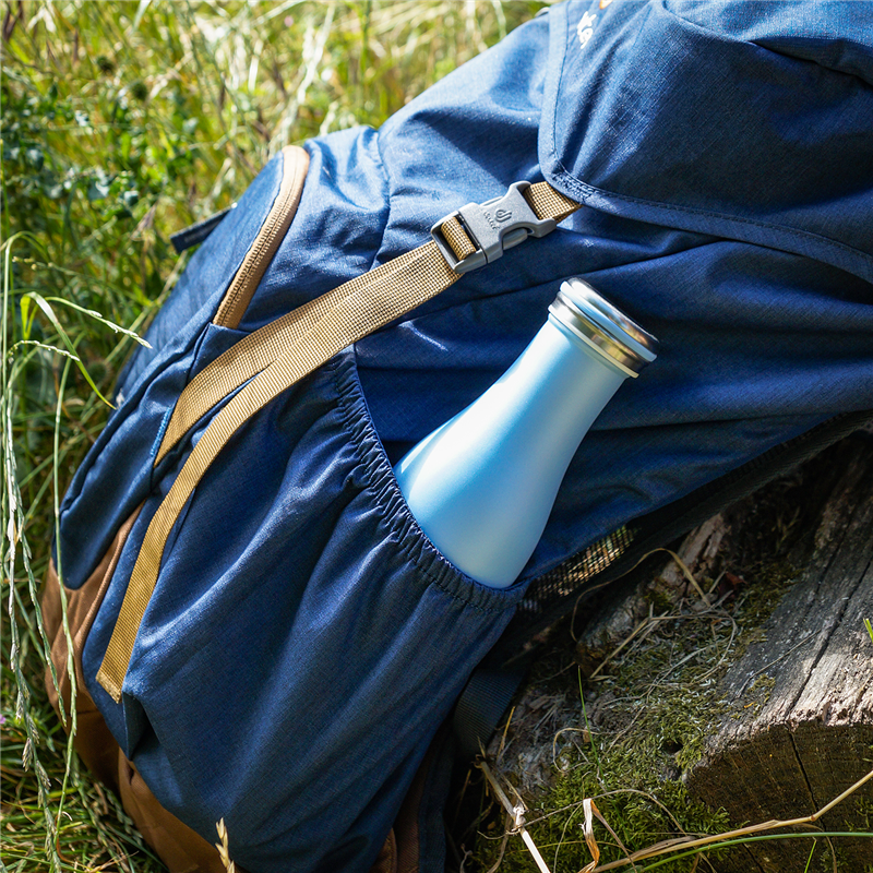 Lurch - butelka termiczna, stalowa, 0,5 l, niebieska perłowa