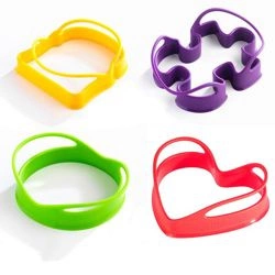 Mastrad - FOREMKI SILIKONOWE DO JAJEK – ZESTAW (4 SZTUKI)kolorowy