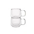La Cafetière - Szklanki do kawy cortado z uszkiem Siena 100 ml