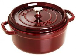 Staub - garnek brytfanna żeliwna bordowa 3,8 l 24 cm