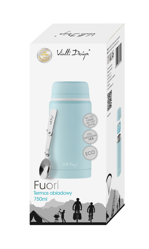 Vialli Design - Termos obiadowy 750ml FUORI miętowy
