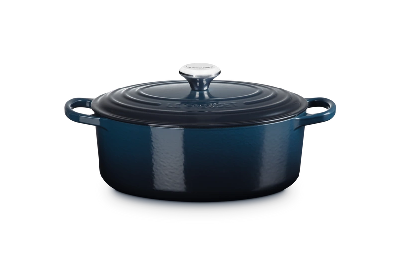Le Creuset - brytfanna żeliwna emaliowana Signature 31 cm 6,3 l nuit
