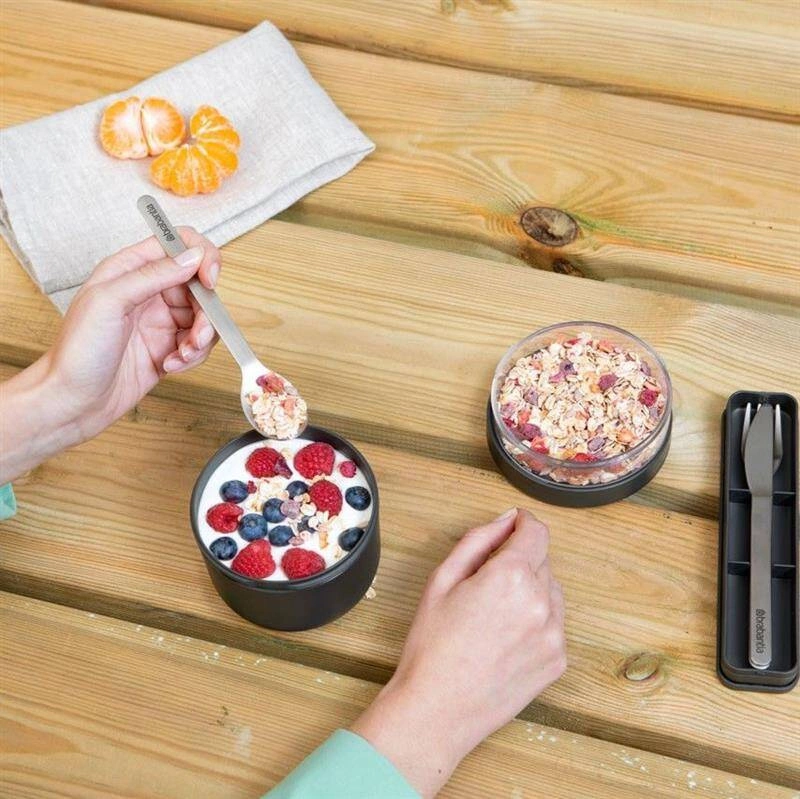 Brabantia - Pojemnik śniadaniowy Make&Take Dark Grey