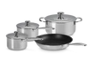 Le Creuset - komplet stalowych garnków 4 el. 3-ply
