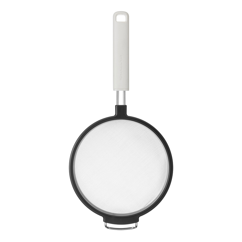 KitchenAid Culinary Tools - sitko kuchenne z uchwytem 17cm Porcelain White