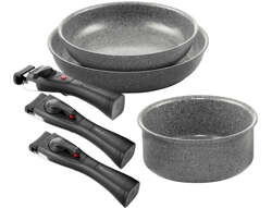 Ballarini - TORRE Zestaw 2 patelni (24 + 28 cm) + rondel 16 cm 1H