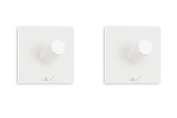 Zack - DUPLO wieszak na ręcznik biały