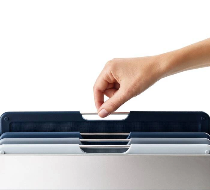 Joseph Joseph - Zestaw 4 desek do krojenia Folio Steel, Sky