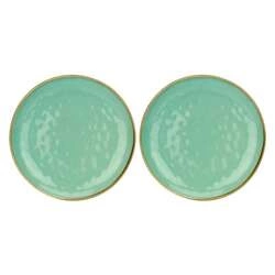 Rose&Tulipani - zestaw 2 półmisków okrągłych 32 cm Concerto Verde Acqua