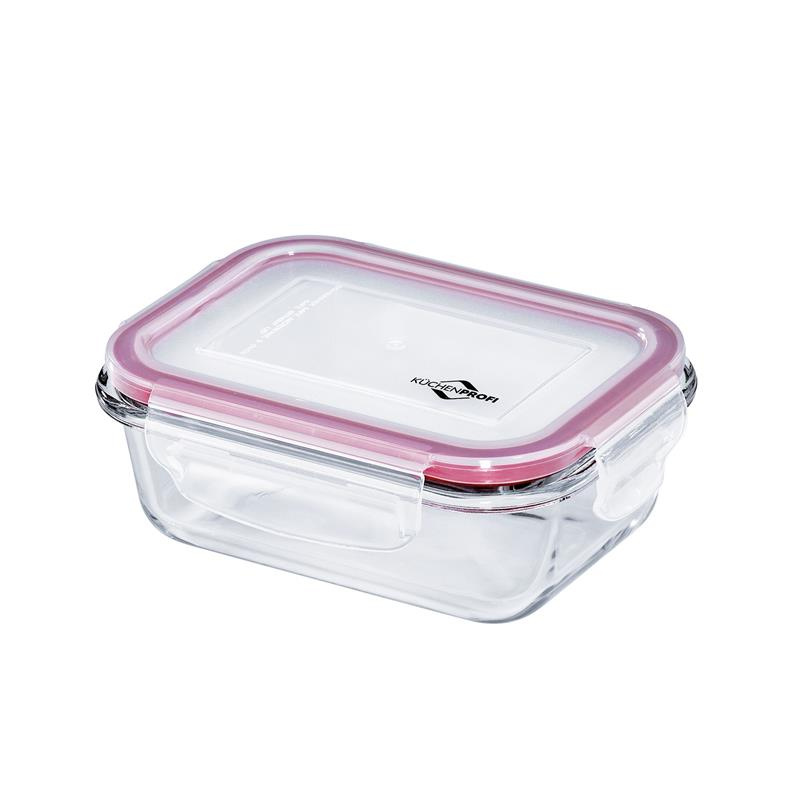 Kuchenprofi - pojemnik na żywność, szkło/tworzywo sztuczne, 15 x 11 x 5,5 cm, 0,4 l Lunch box