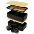 UMAMI - Lunchbox Original - Black & Bamboo - 1200 ml