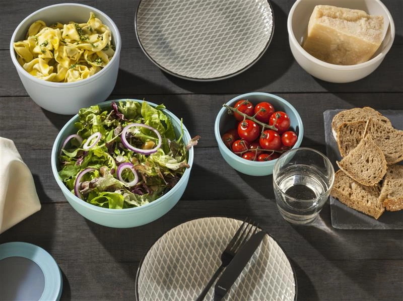 Mepal - Zestaw 3 misek Cirqula 350 750 1250 Nordic Blue