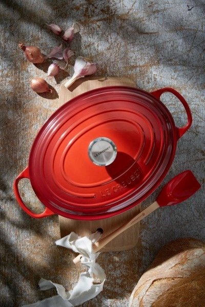 Le Creuset - brytfanna żeliwna emaliowana Signature 29 cm 4,7 l płomienna