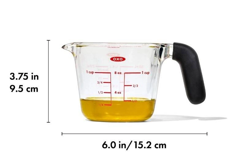 OXO - Miarka szklana 0,25l. Good Grips