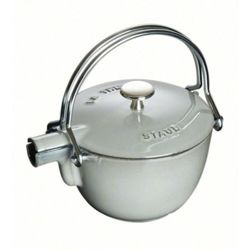 Staub -  żeliwny dzbanek czajnik do herbaty szary 1,1 l