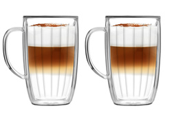 Vialli Design - Komplet 2 szklanek wysokich z uchem Tulip 350 ml
