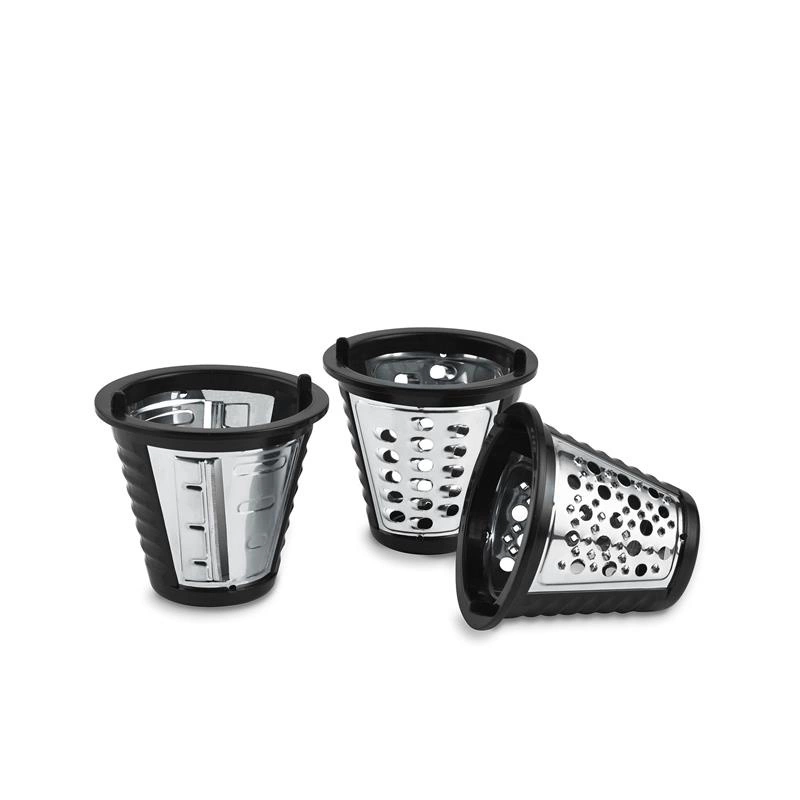 ADE - elektryczna tarka obrotowa, 4 wkłady, 20,5 x 15 x 28,5 cm