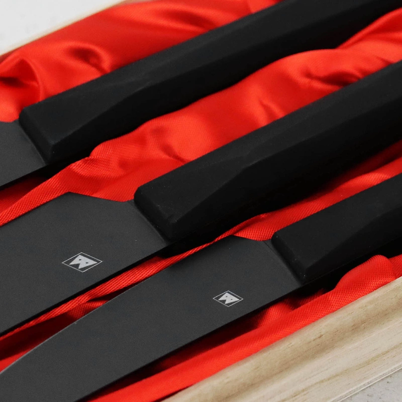 Satake - Black Zestaw 3 noży w drewnianym pudełku