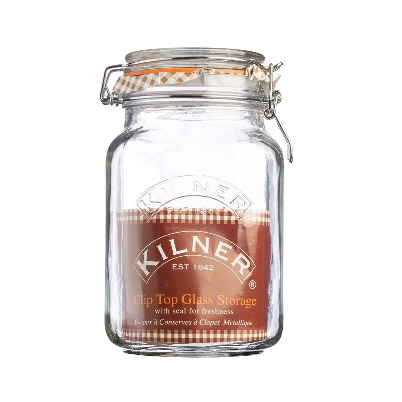 Kilner - Słoik 2l, Square Clip Top Jar