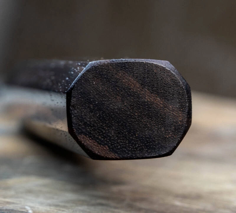 Hideo Kitaoka - Shirogami Black Oktagon Nóż Kamagata Usuba 18 cm