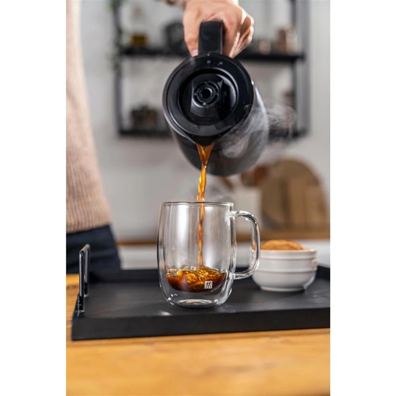 Zwilling - ekspres do kawy przelewowej czarny Enfinigy